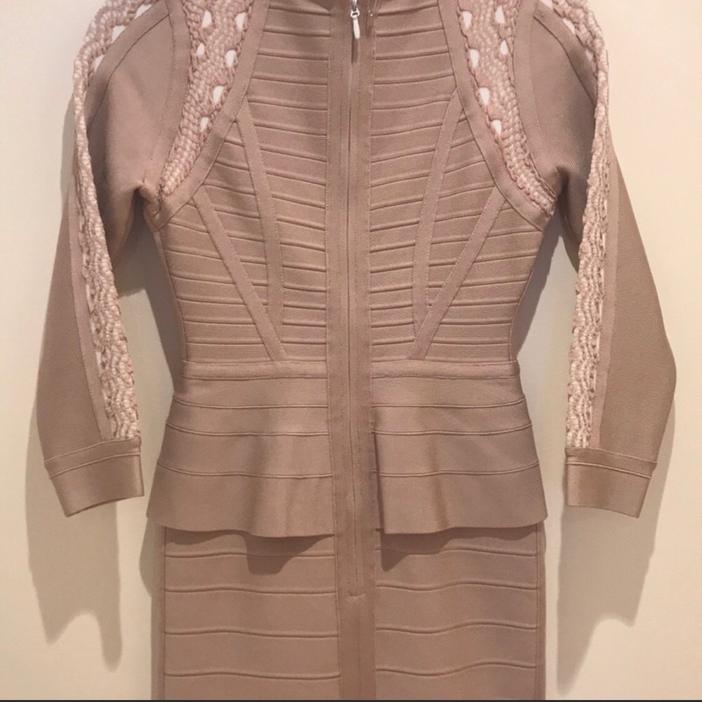 HERVE LEDGER PEPLUM DRESS - Picture 3 of 3